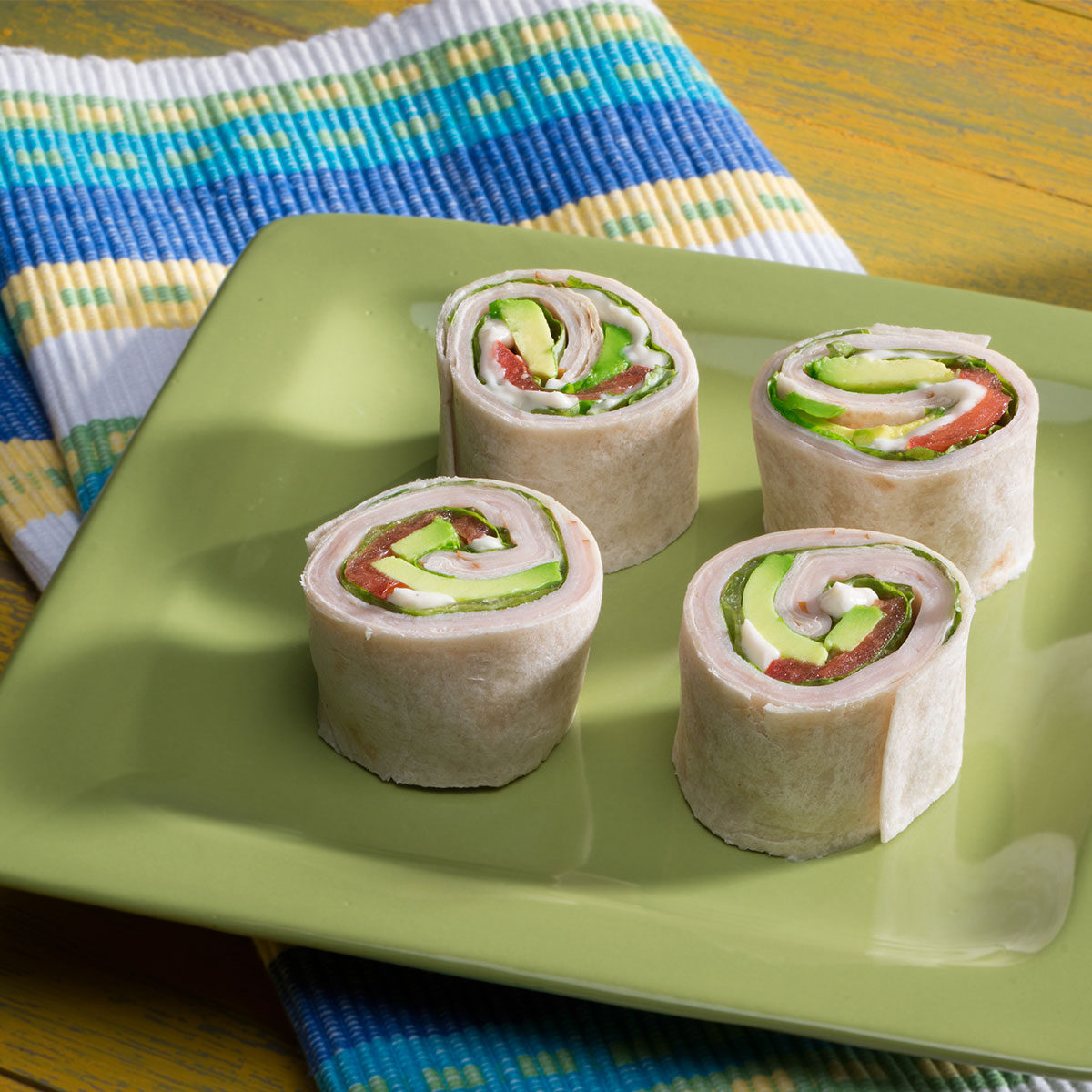 Avocado Turkey Tortilla Spirals | Avocados from Mexico