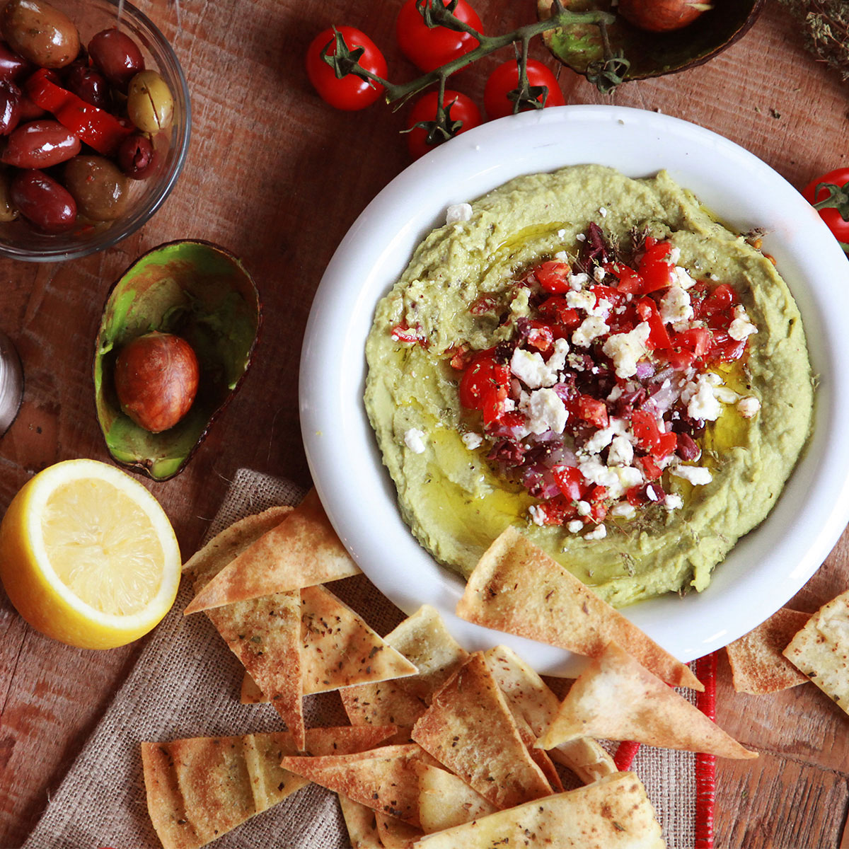 Greek-Style Avocado Hummus | Avocados from Mexico