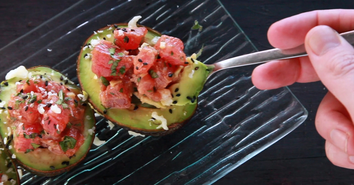 Poké à l’avocat et au thon rouge Avocats du Mexique