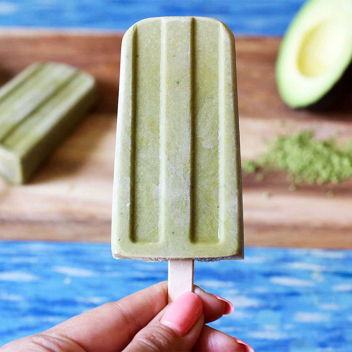Healthy Homemade Avocado Matcha Popsicles | Avocados from Mexico